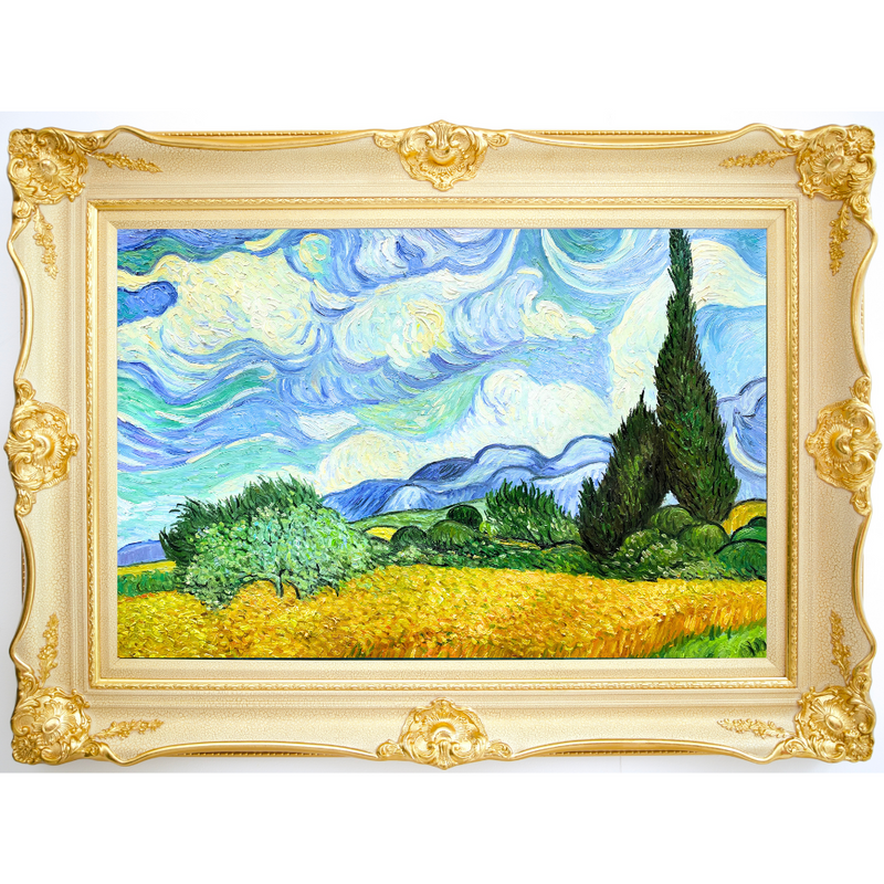 Pole pszenicy z cyprysem - Vincent van Gogh