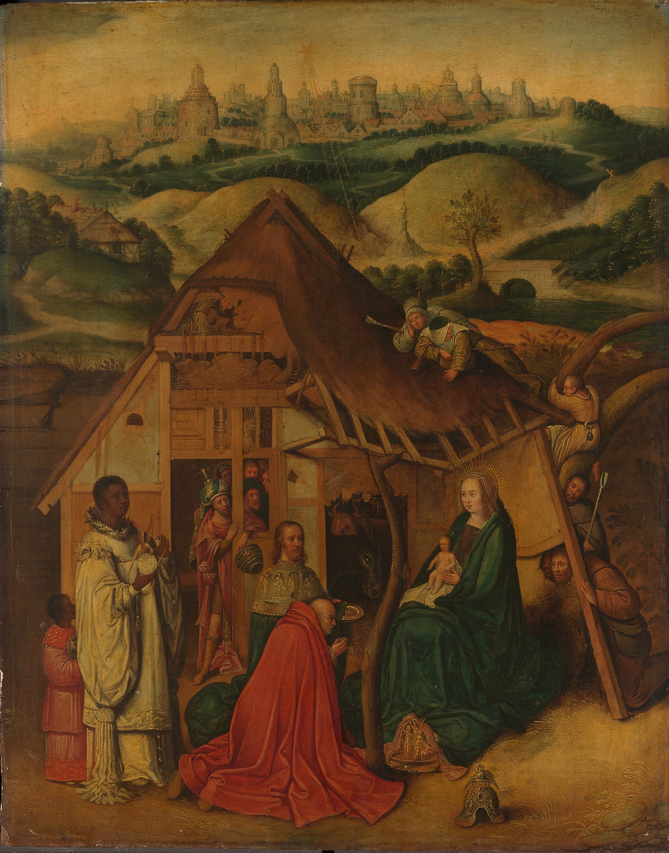 Adoracja Mędrców - Hieronymus Bosch