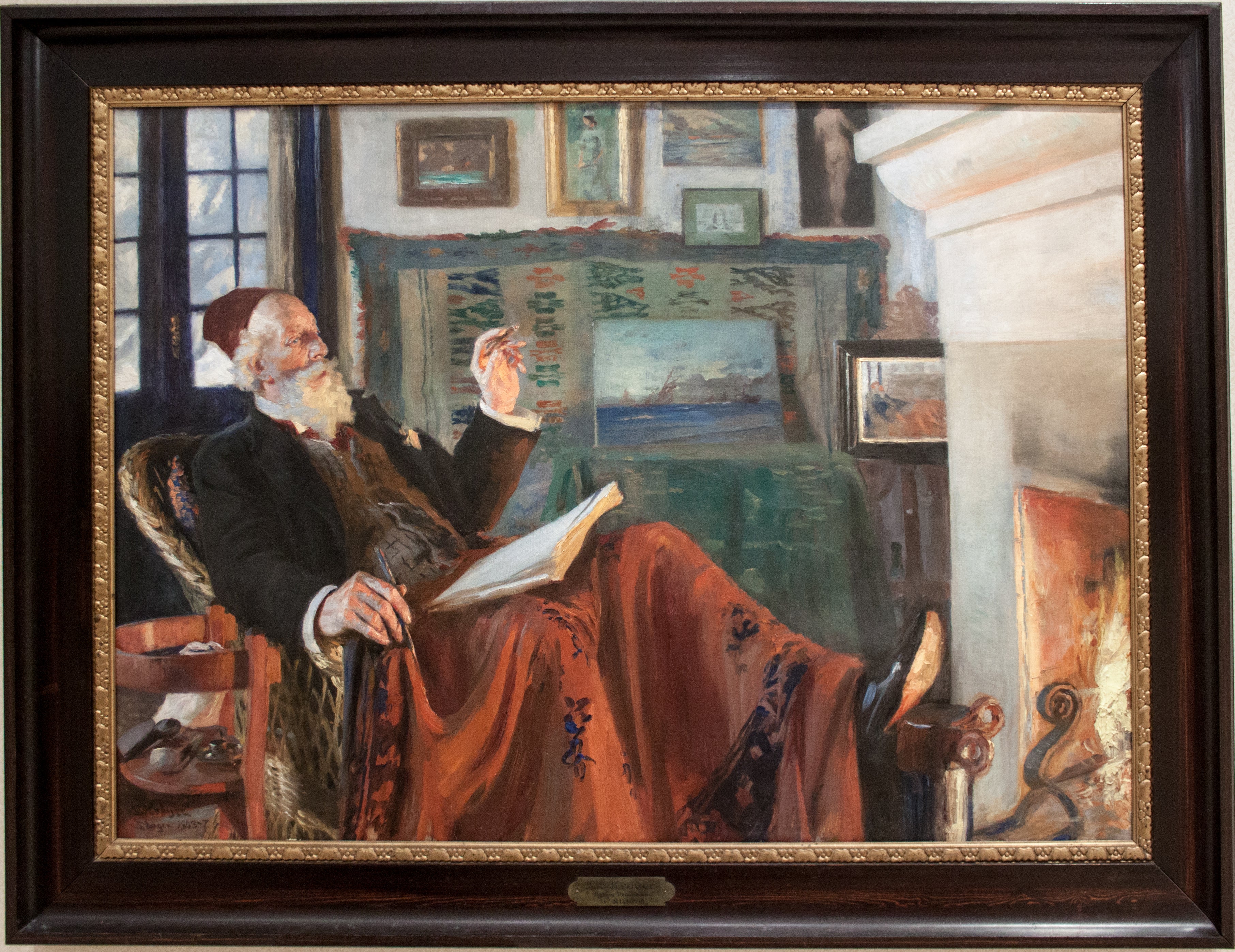 Przy kominku - Peder Severin Krøyer