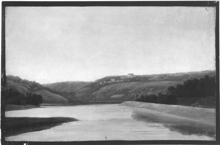 Paysage fluvial - Jean-Baptiste Camille Corot