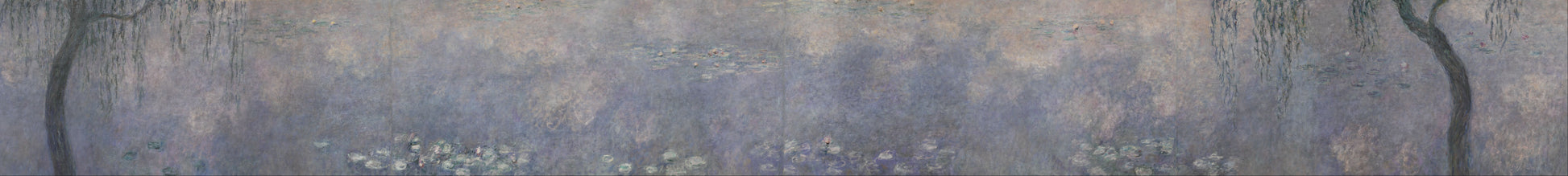 Nenufary: Dwa Wierzby - Claude Monet
