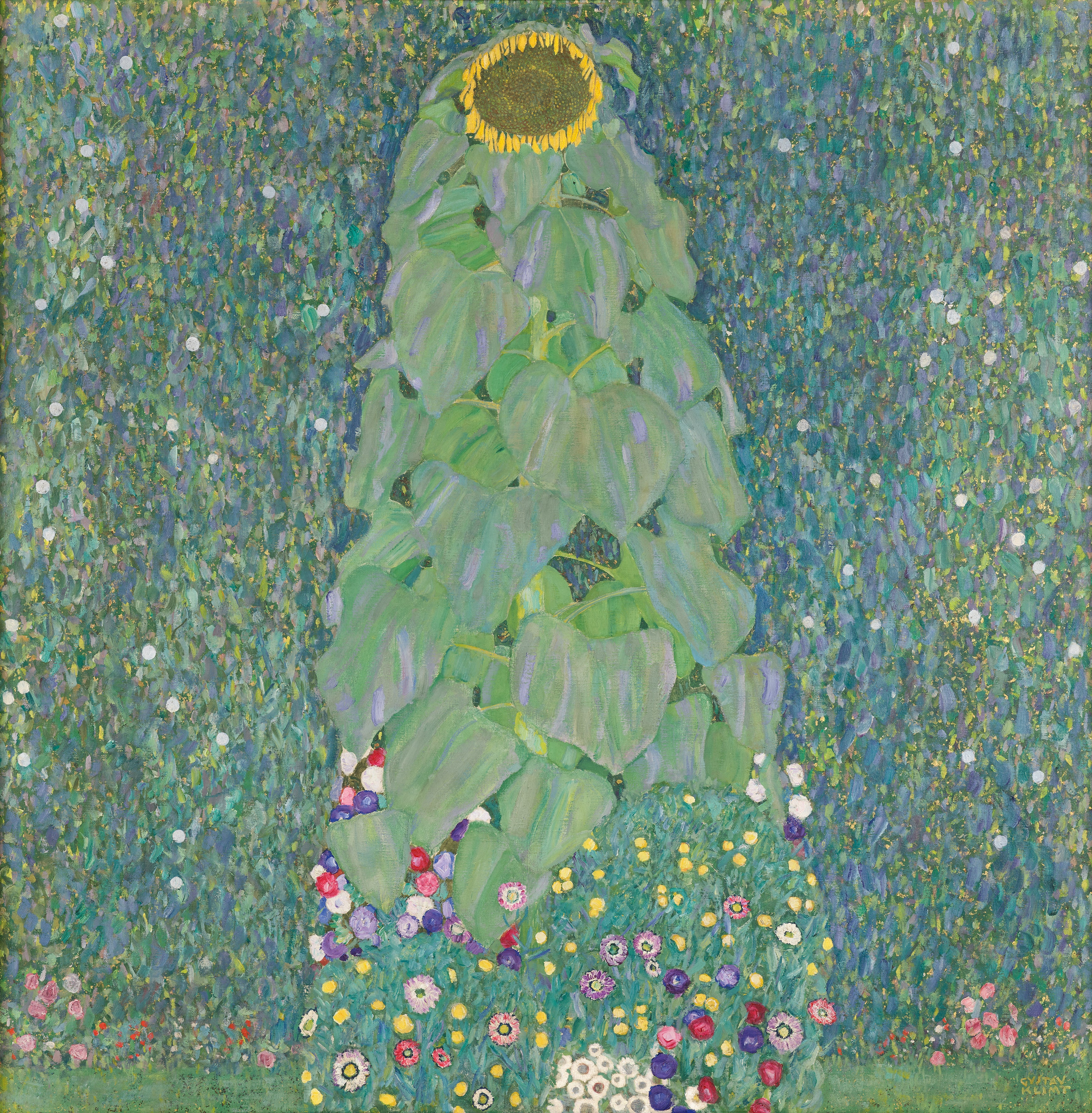 Reproduction du tableau « Le Tournesol - Gustav Klimt » par Alpha Reproduction en peinture à l’huile