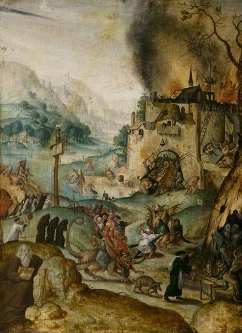 Kuszenie św. Antoniego - Hieronymus Bosch
