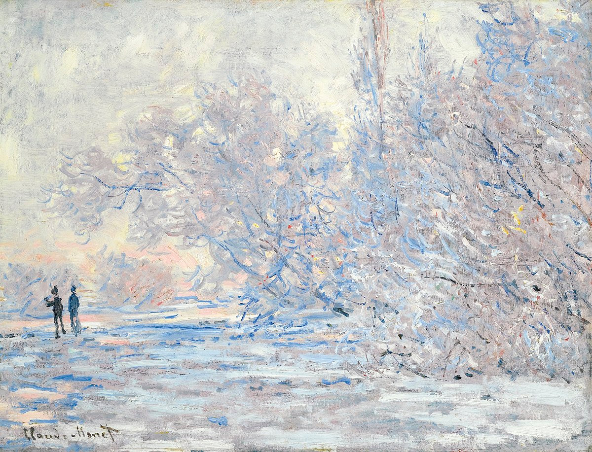 Zima w Giverny - Claude Monet