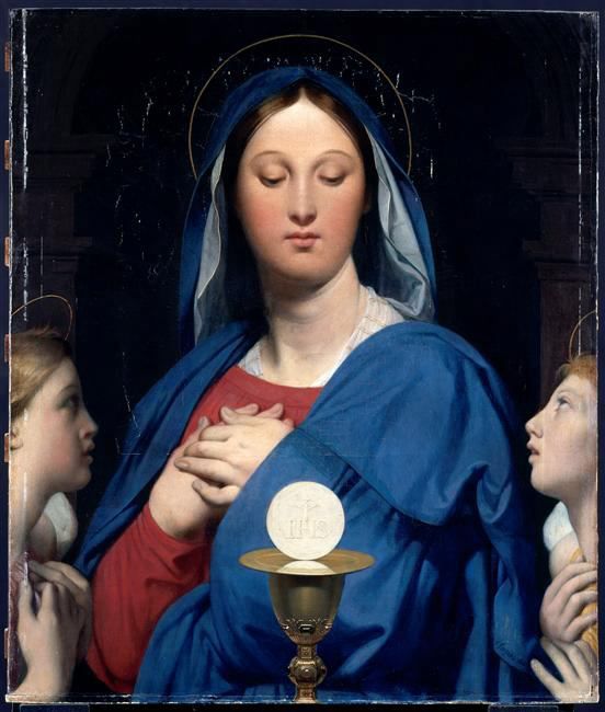 Madonna z hostią - Jean-Auguste-Dominique Ingres