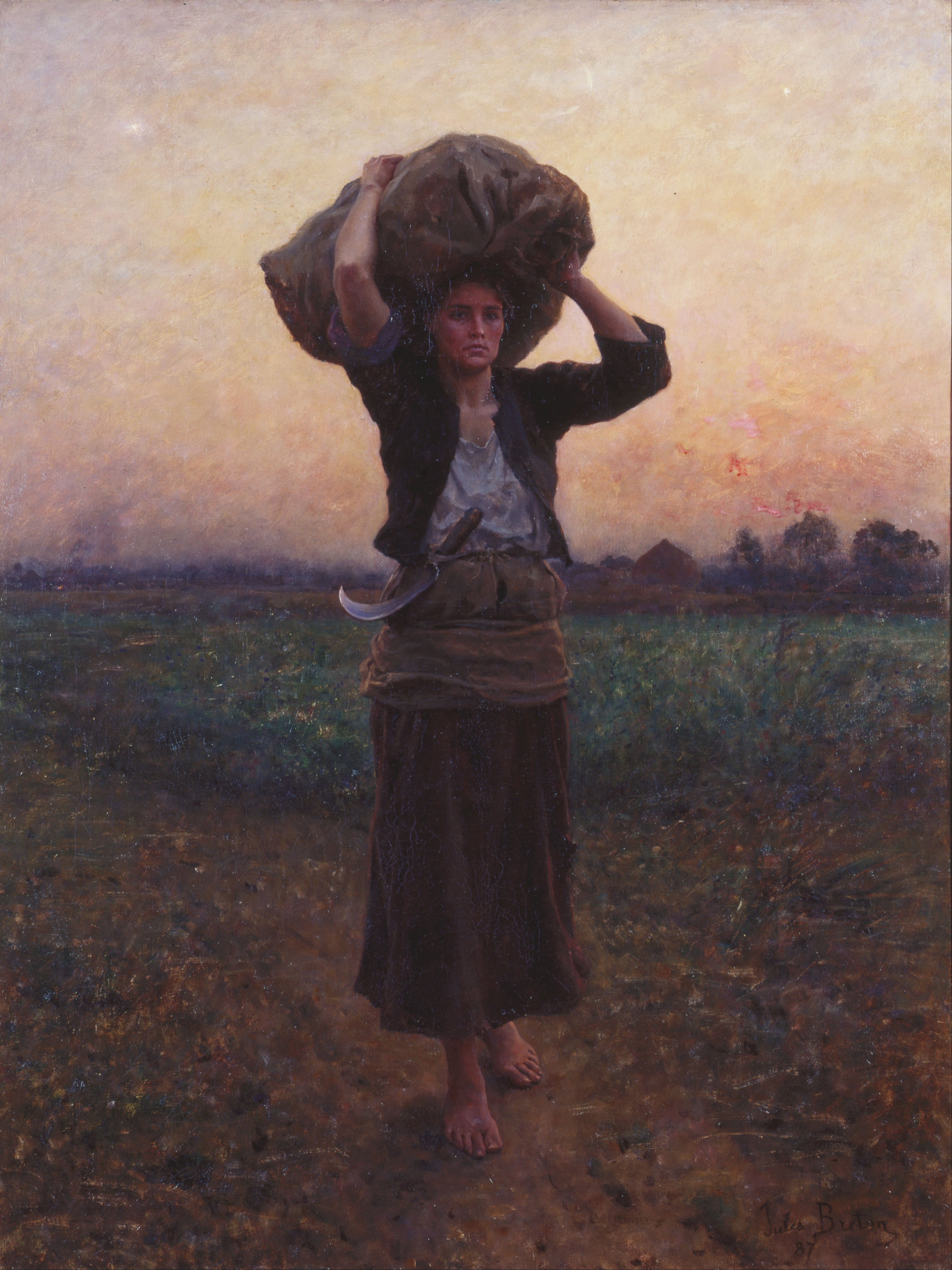 L'étoile du berger - Jules Breton