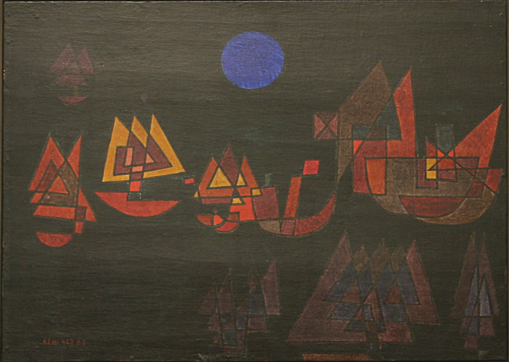 Statki w ciemności - Paul Klee