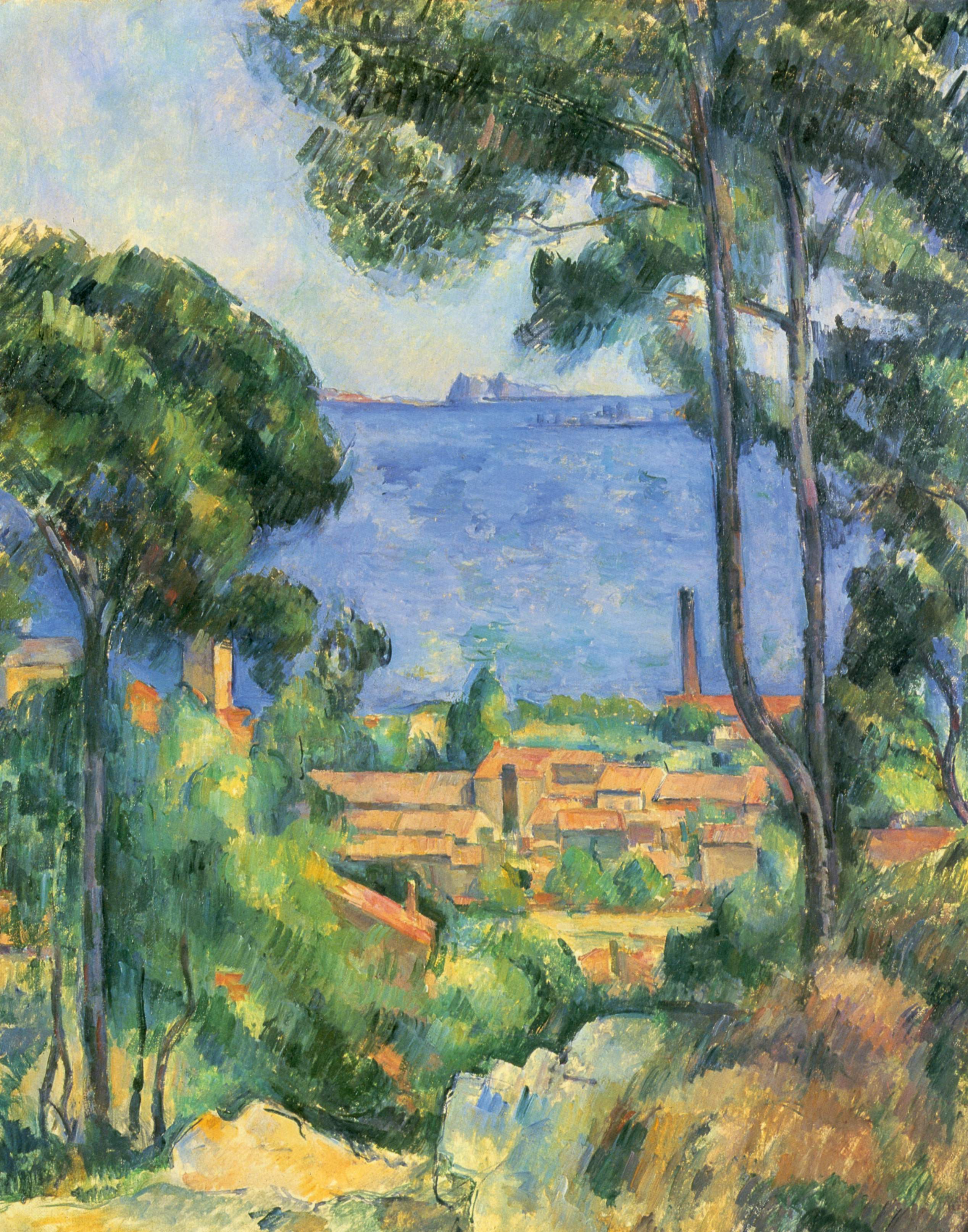 Widok na l'Estaque i zamek d'If - Paul Cézanne