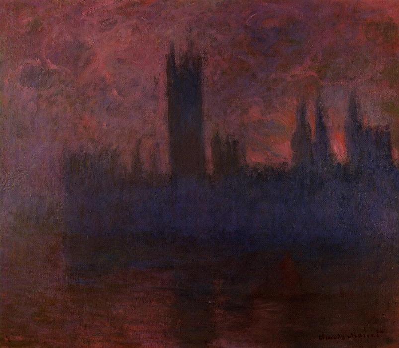Komnaty Parlamentu, Symfonia w różu - Claude Monet