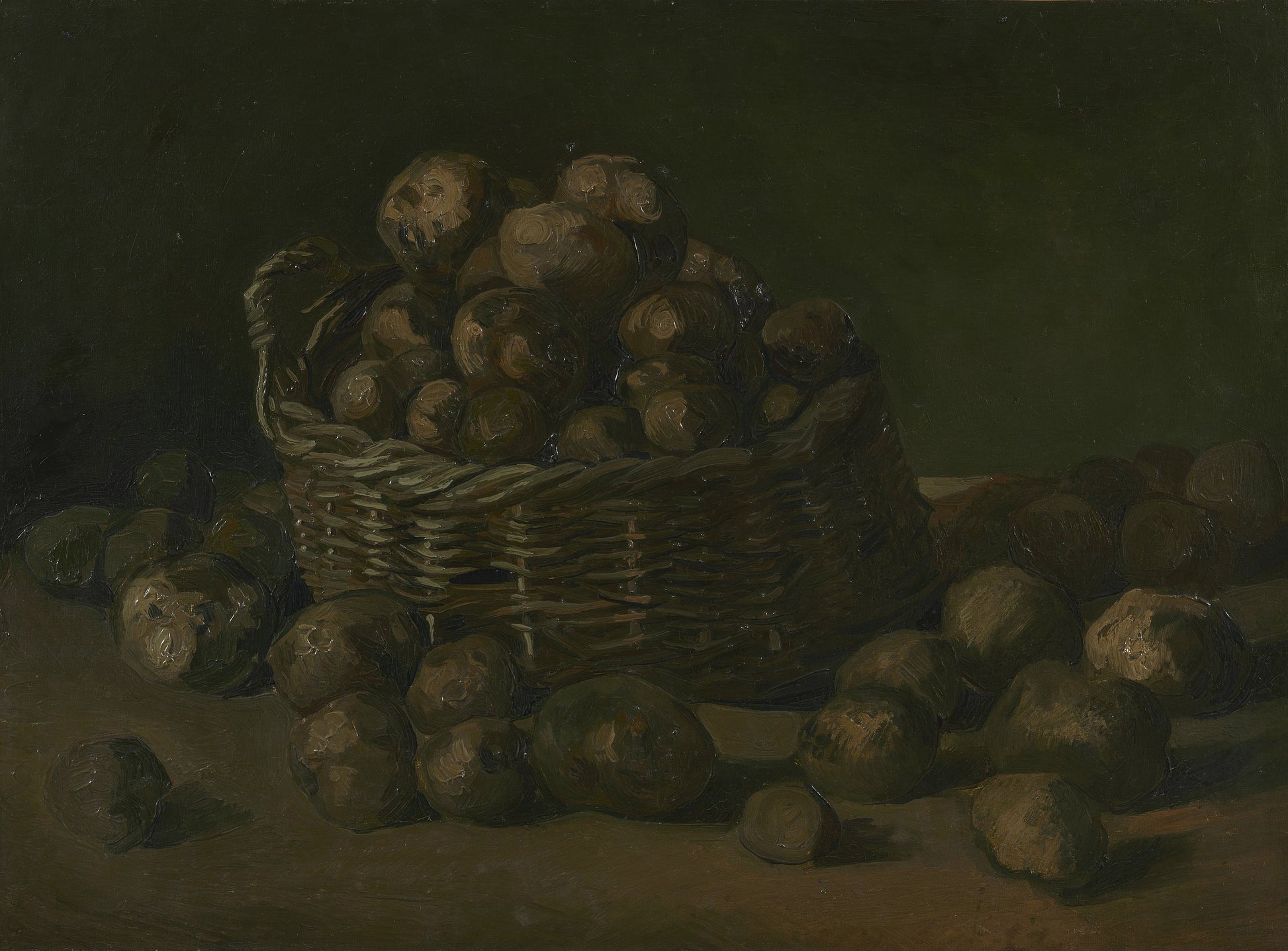 Martwa natura z koszem ziemniaków - Vincent van Gogh