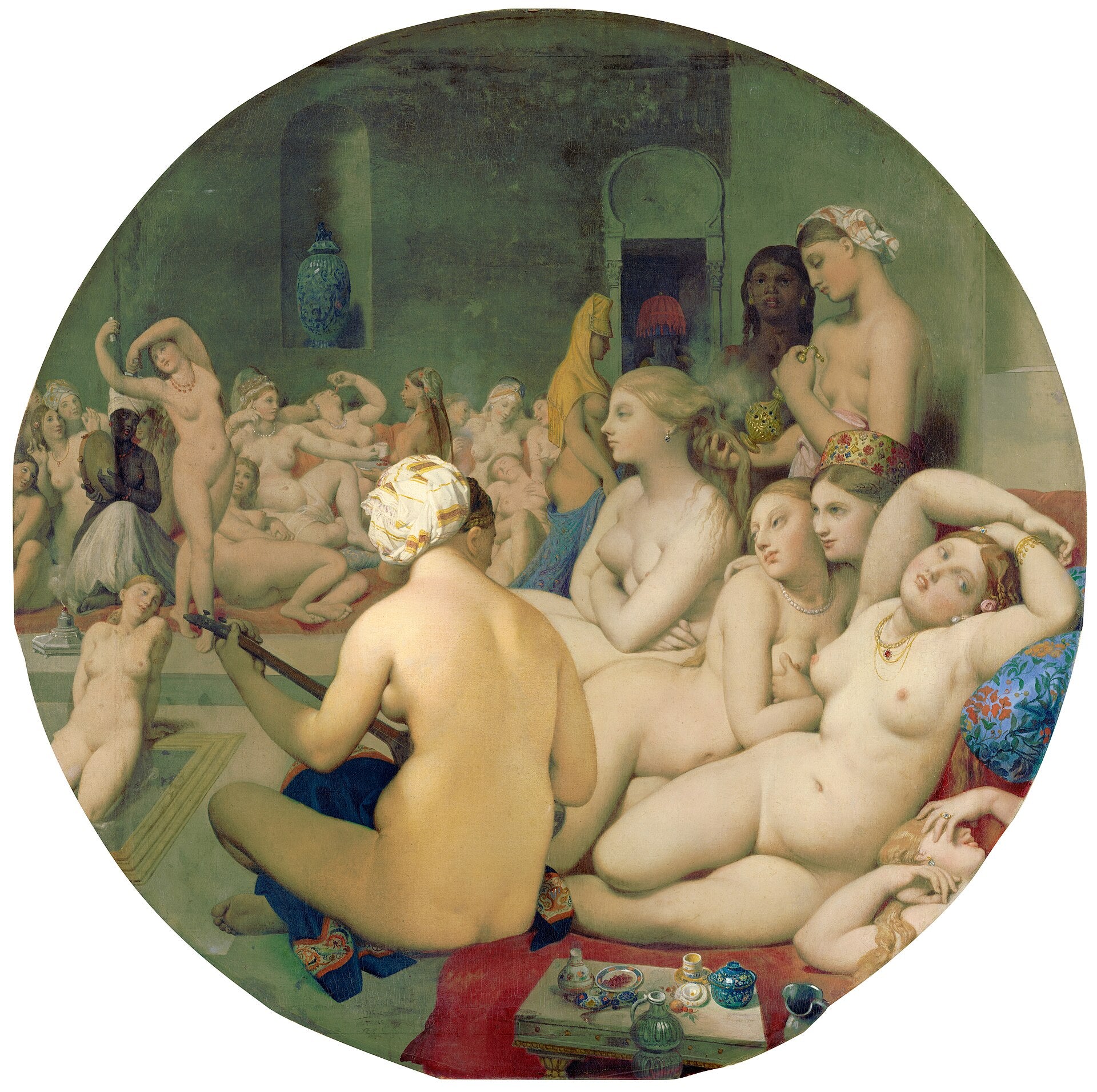 Łaźnia turecka - Jean-Auguste-Dominique Ingres