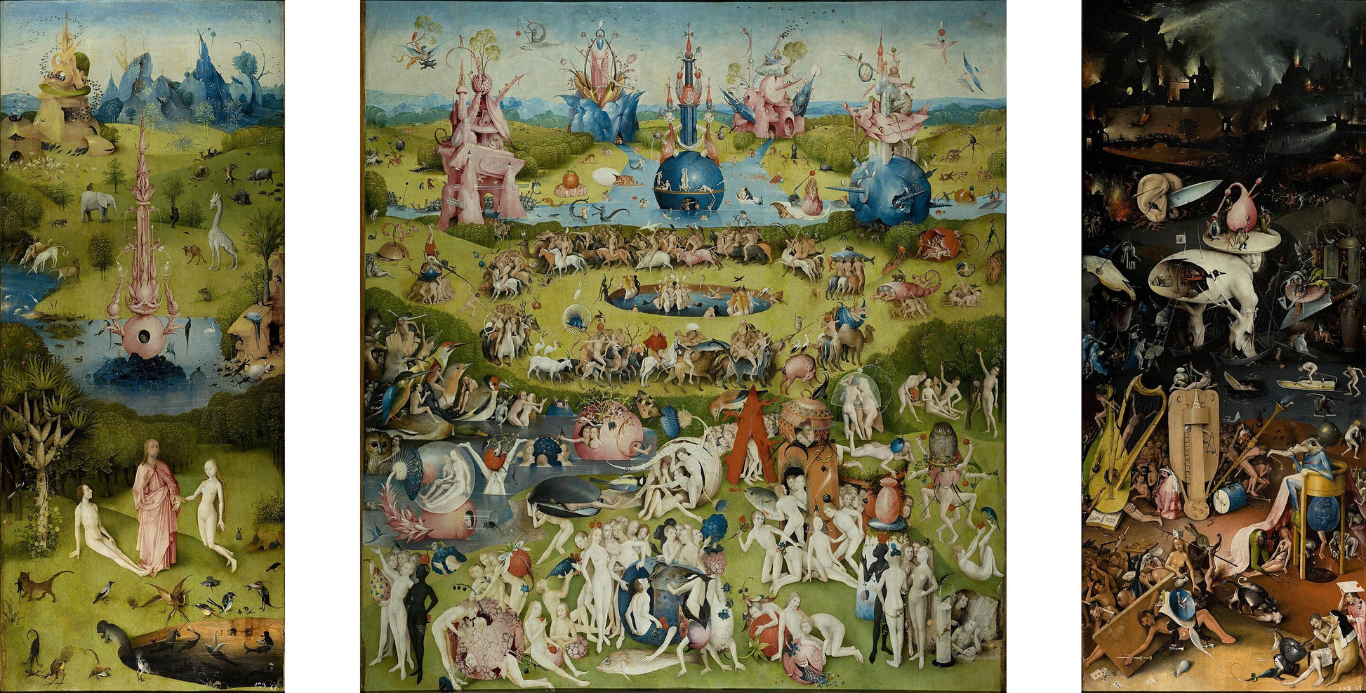 Ogród rozkoszy - Hieronymus Bosch