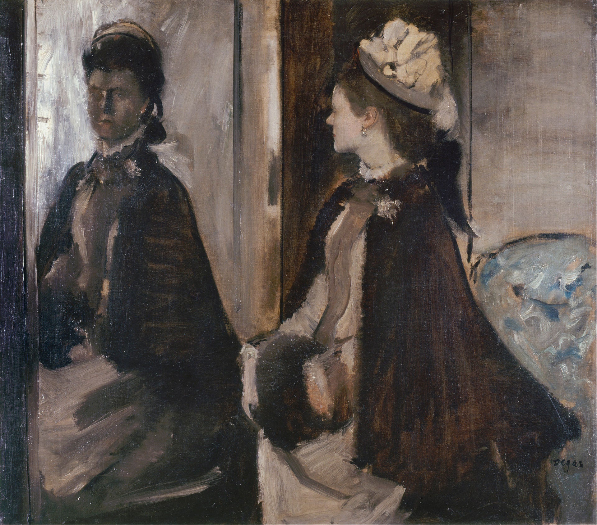 Pani Jeantaud przy lustrze - Edgar Degas