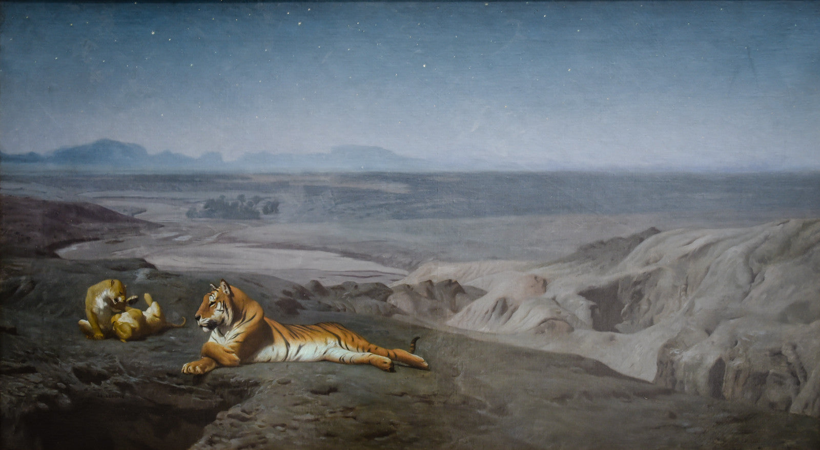 Noc na pustyni - Jean-Léon Gérôme