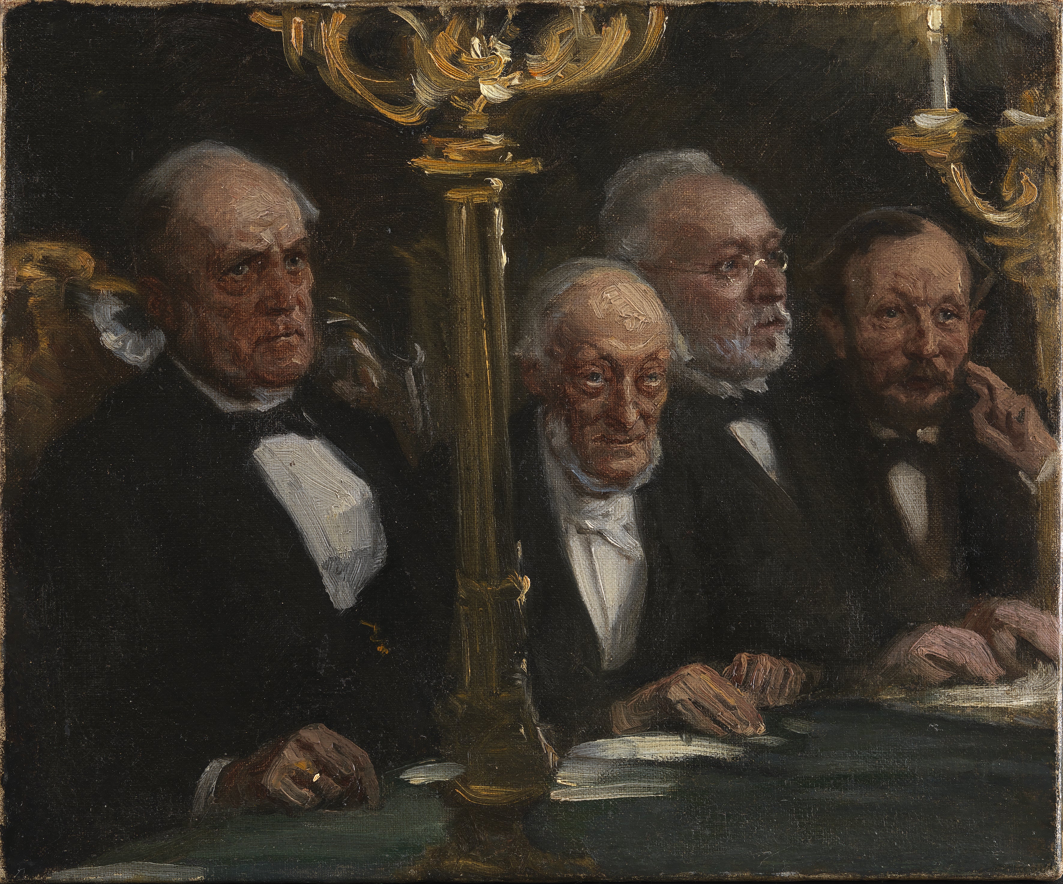 Grupa portretów - Peder Severin Krøyer