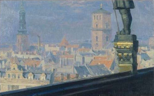 Zarys Ratusza Kopenhaskiego - Peder Severin Krøyer