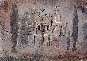 Pomnik na cmentarzu - Paul Klee