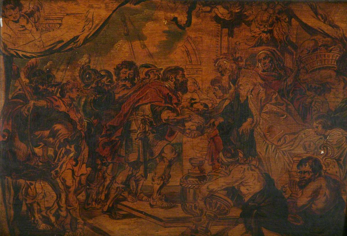 Abraham i Melchizedek - Peter Paul Rubens