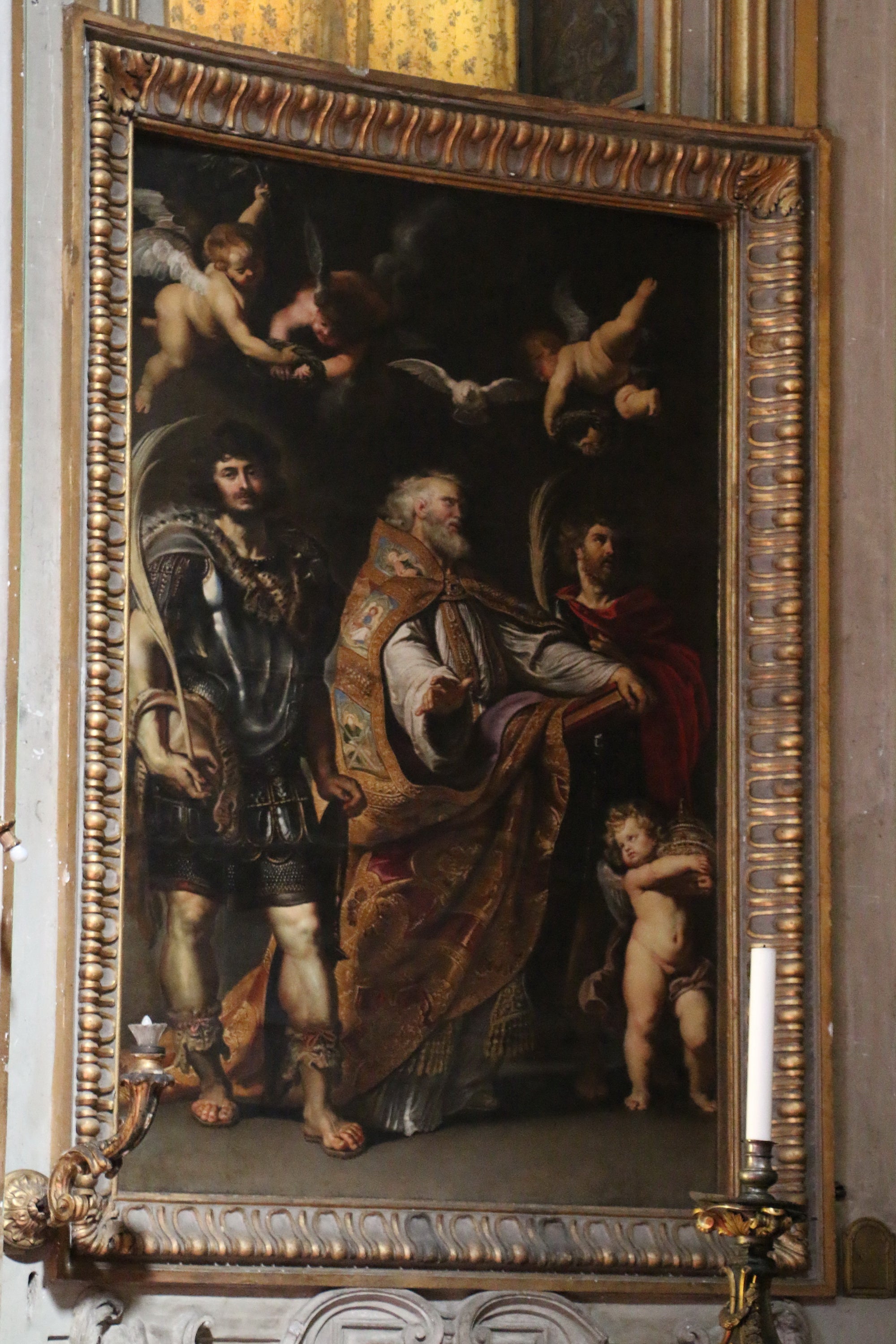 Gregorio z Maurem i Papią - Peter Paul Rubens