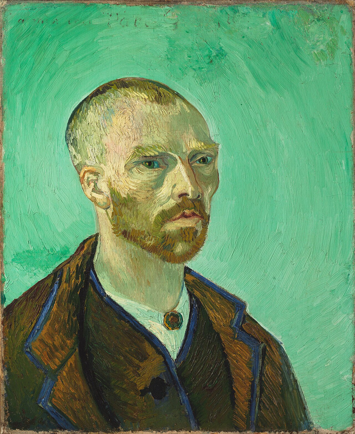 Van Gogh self portrait dedicated to Gauguin