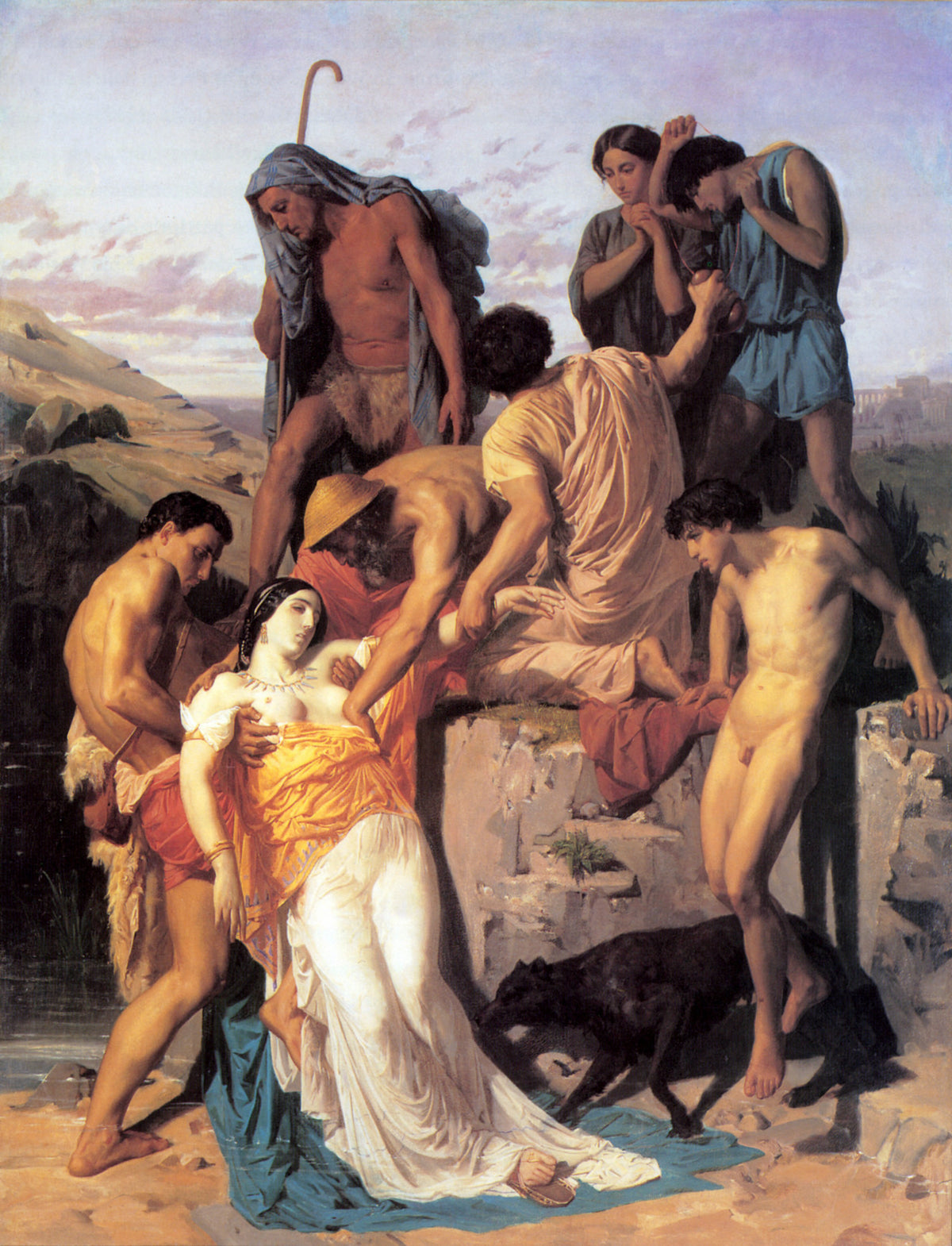 Tableau académique complexe, exemple utile pour comprendre le prix d'une reproduction