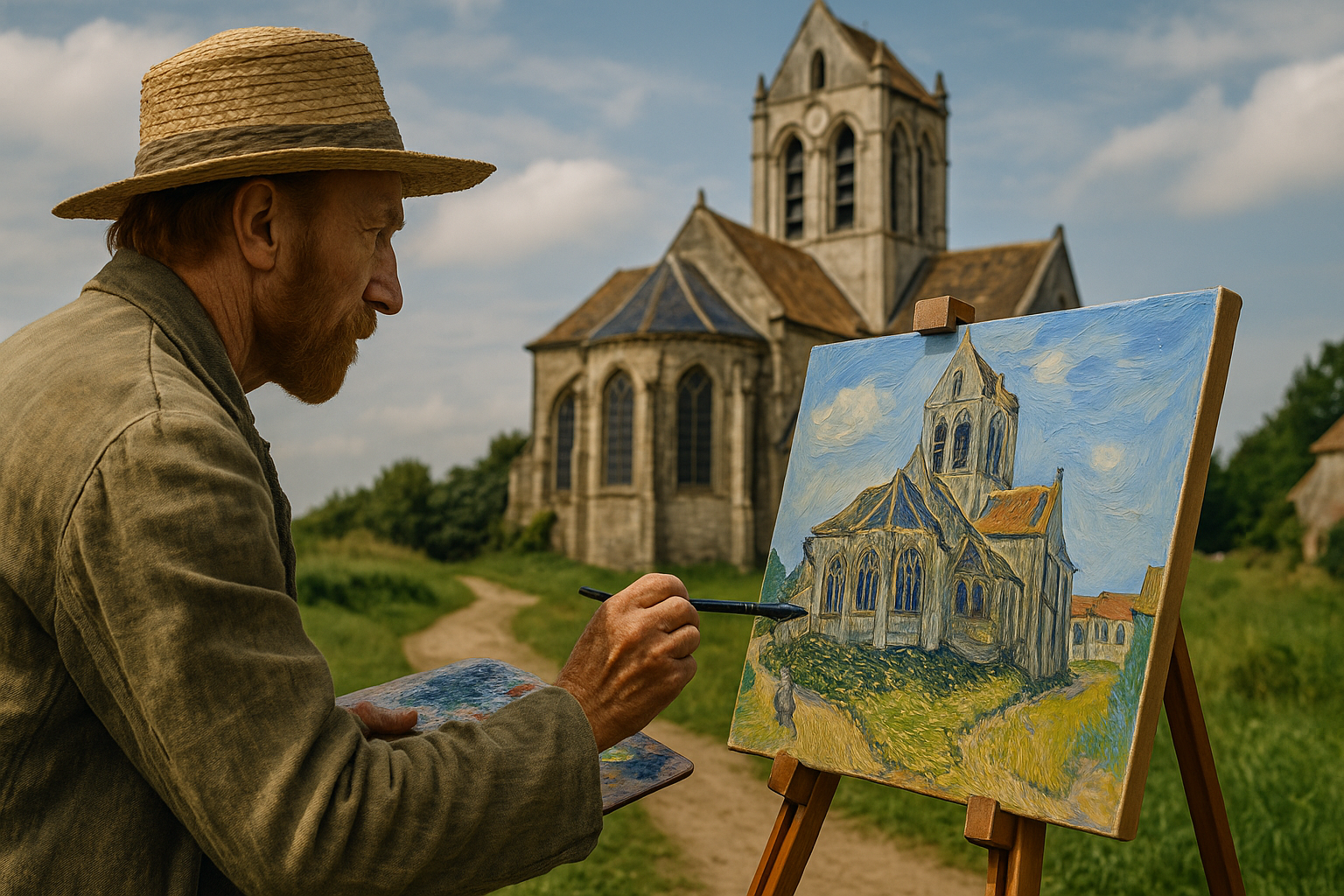 Kościół w Auvers Van Gogha: Analiza techniczna i historyczna obrazu