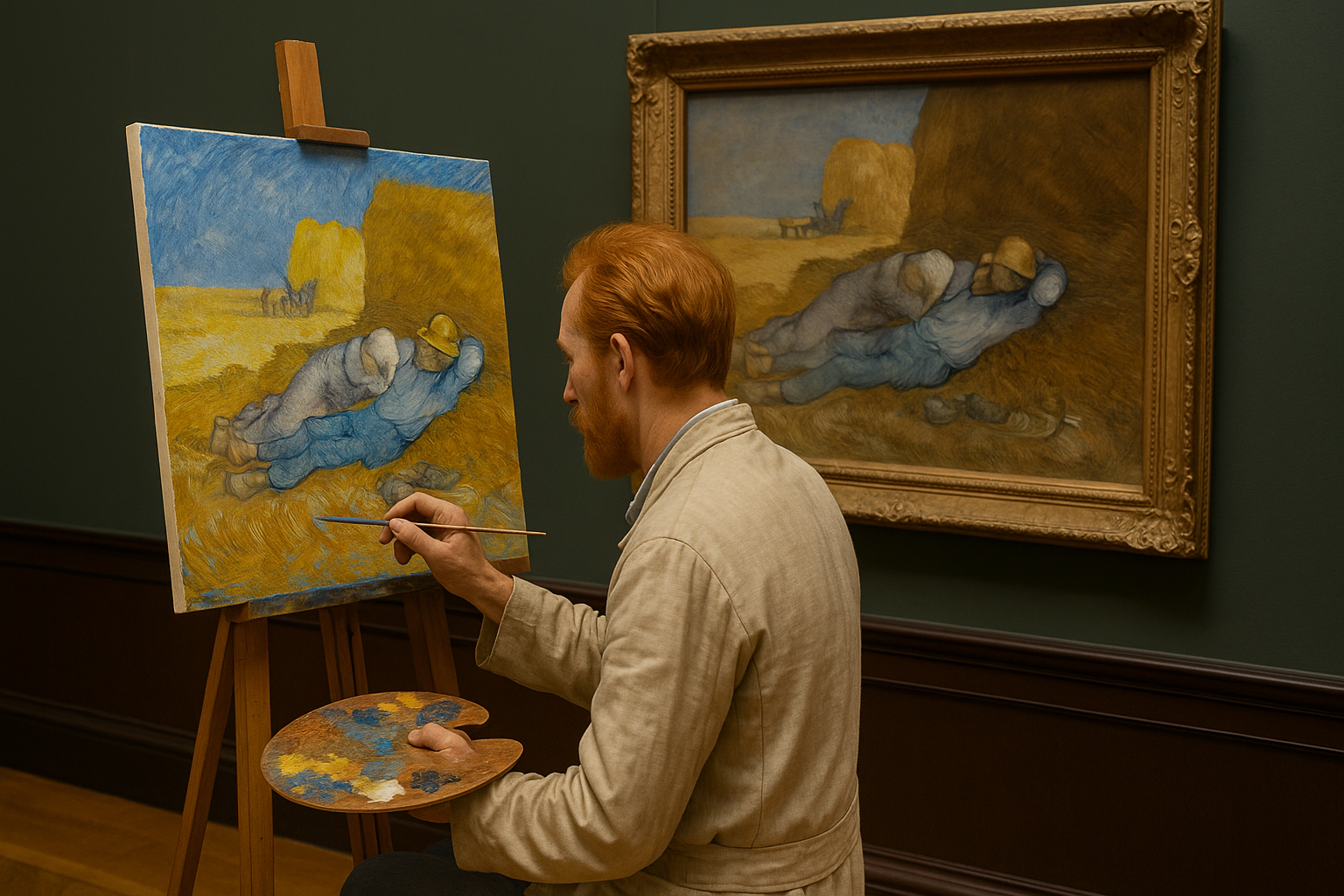 Van Gogh Drzemka: Kiedy wiejski spokój staje się wiecznym dziełem sztuki