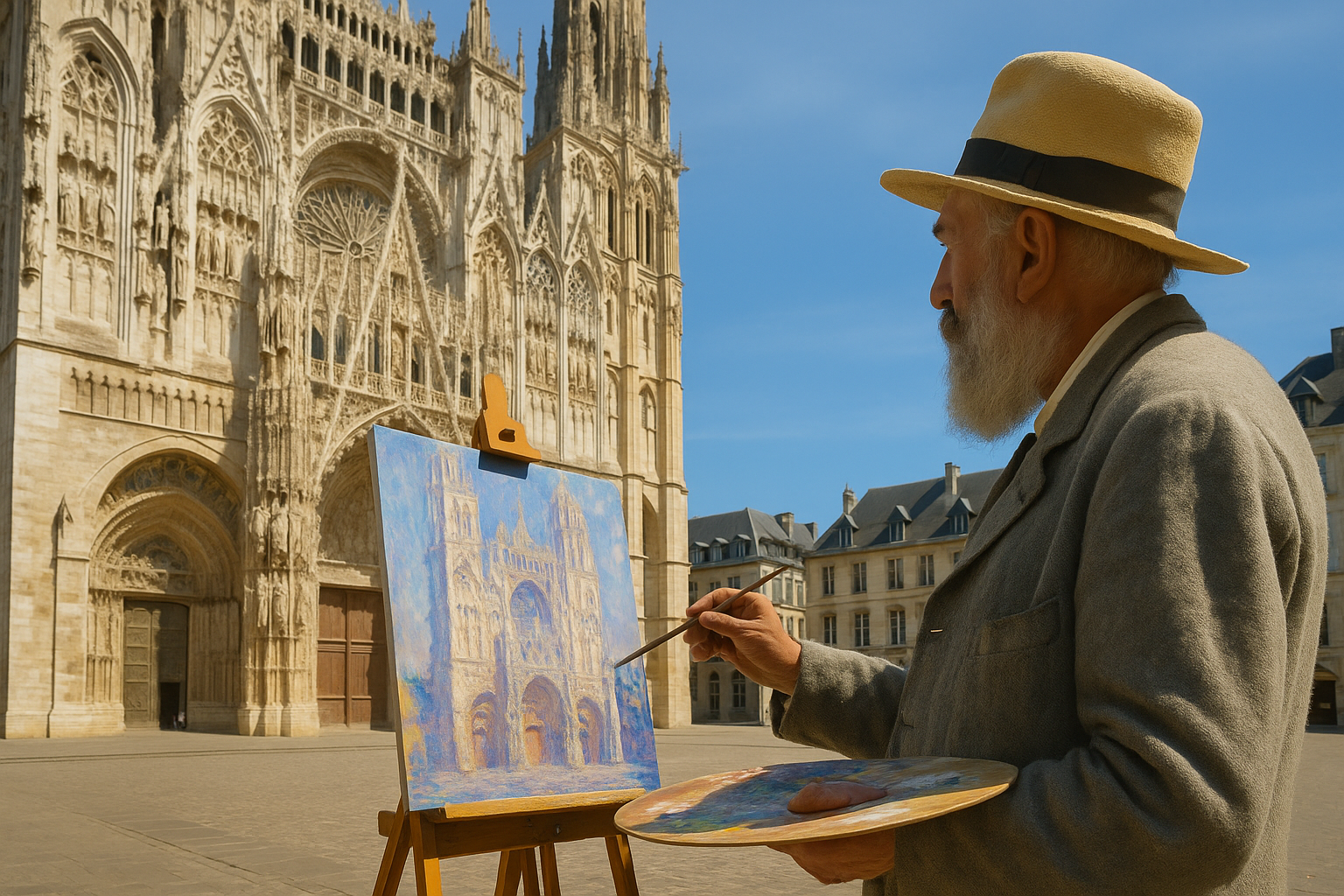 Claude Monet Katedra w Rouen: Kiedy światło rzeźbi kamień