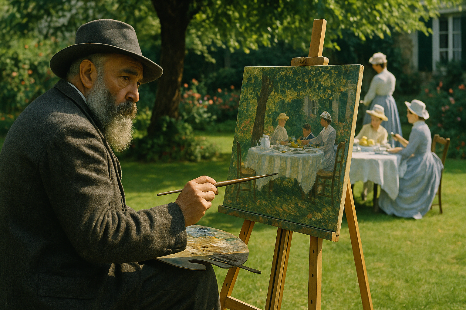 Claude Monet Śniadanie: Trzy obrazy dla trzech impresjonistycznych emocji