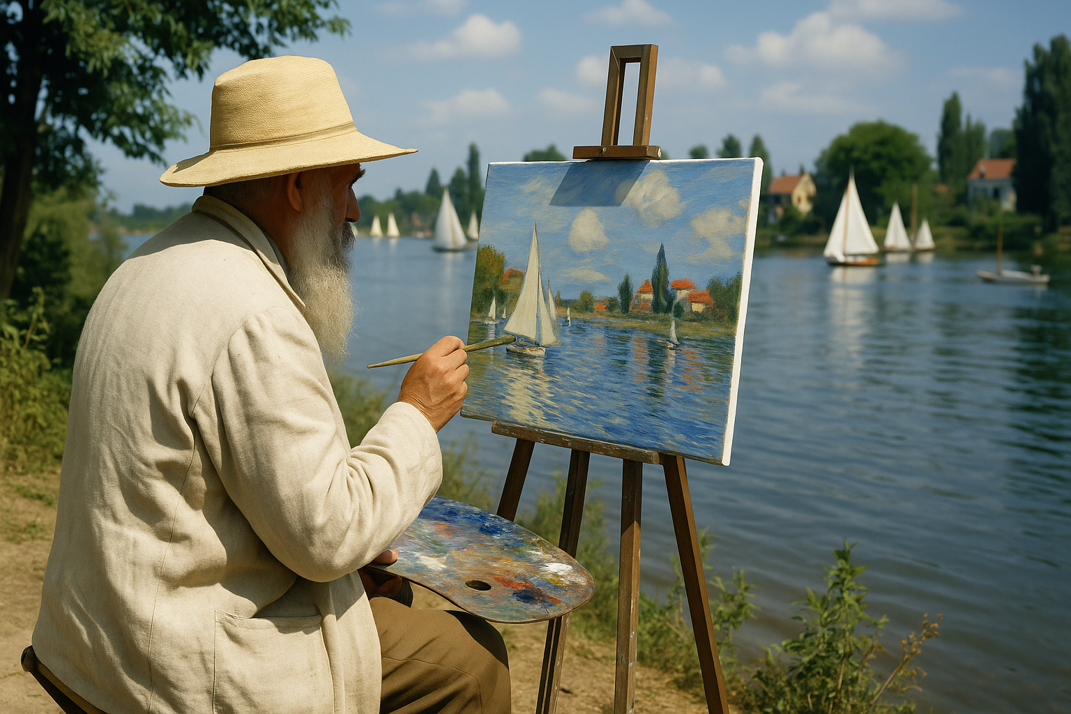 Claude Monet w Argenteuil: Kiedy światło łączy się z Sekwaną
