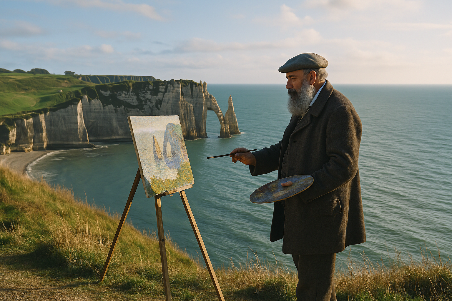 Claude Monet w Étretat: Analiza jego najpiękniejszych obrazów (1883-1886)