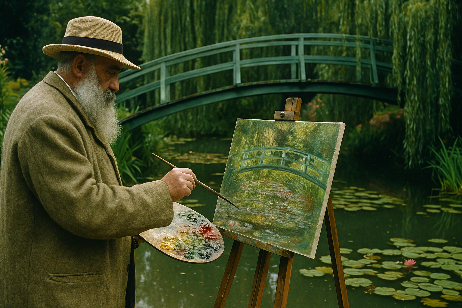Japoński most Monet – impresjonistyczne arcydzieło w sercu Giverny
