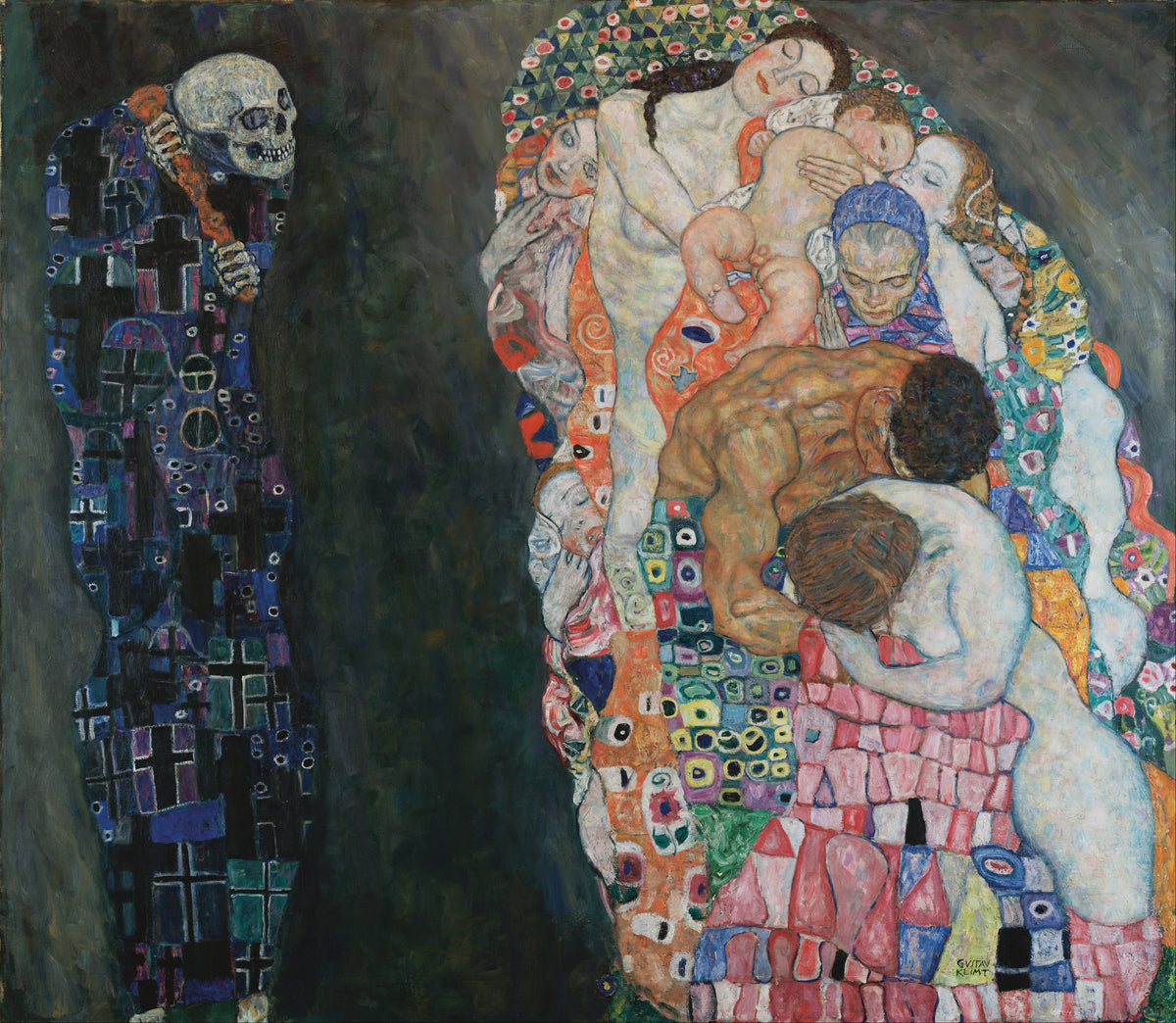 La Vie et la Mort de Gustav Klimt, état final conservé au Leopold Museum