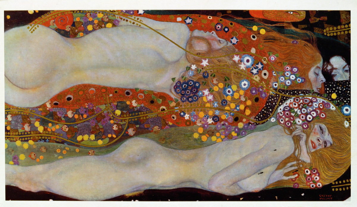 Gustav Klimt, Serpents d’eau II, œuvre complète