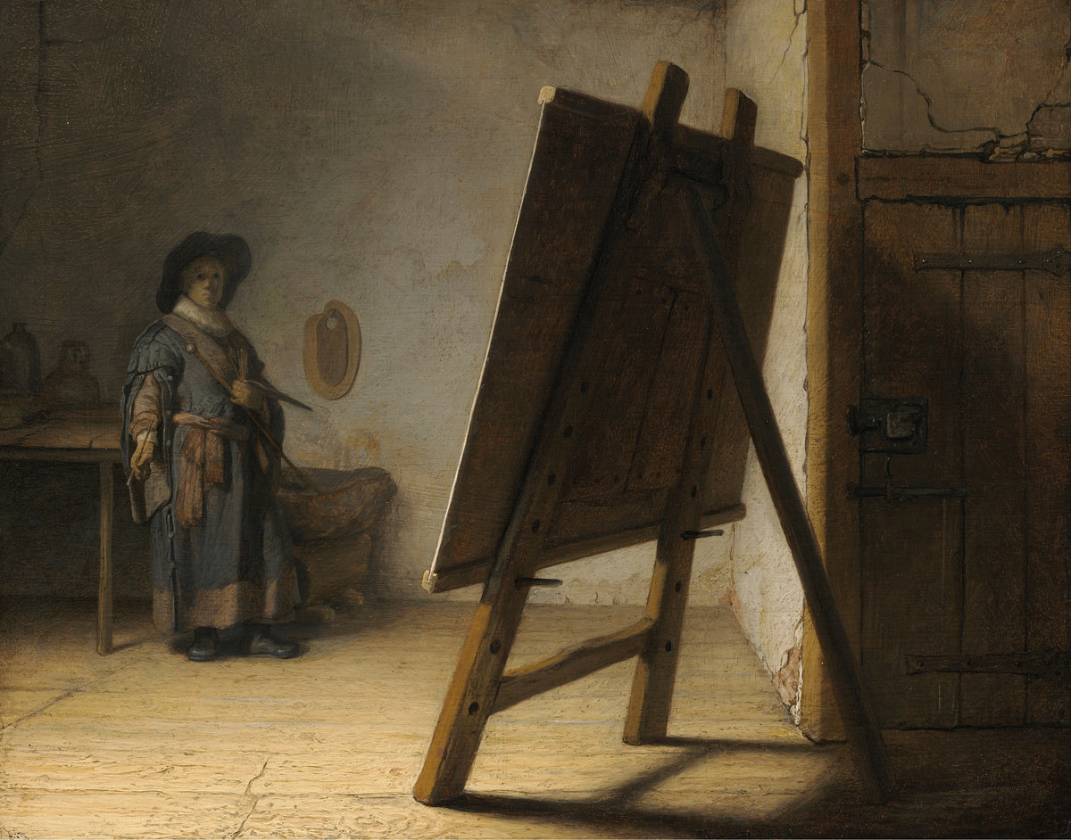 Rembrandt dans son atelier : supports, couches, glacis et empâtements