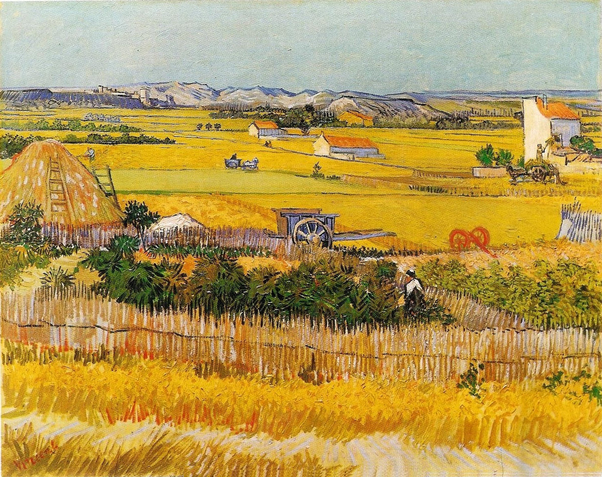 La moisson à La Crau : une journée de travail de Van Gogh à Arles
