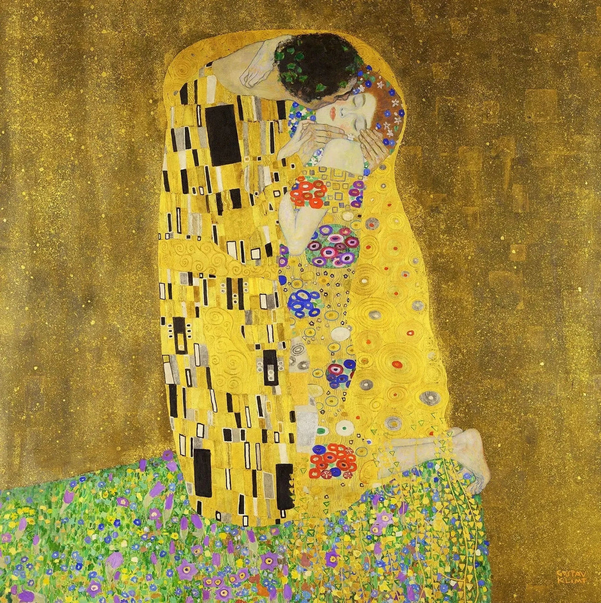 Le Baiser de Gustav Klimt — sélection de 100 tableaux d’amour et de couples