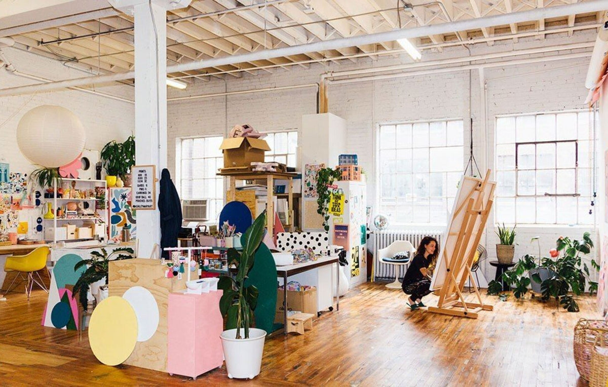 Atelier d’artiste dans le Northeast Arts District de Minneapolis