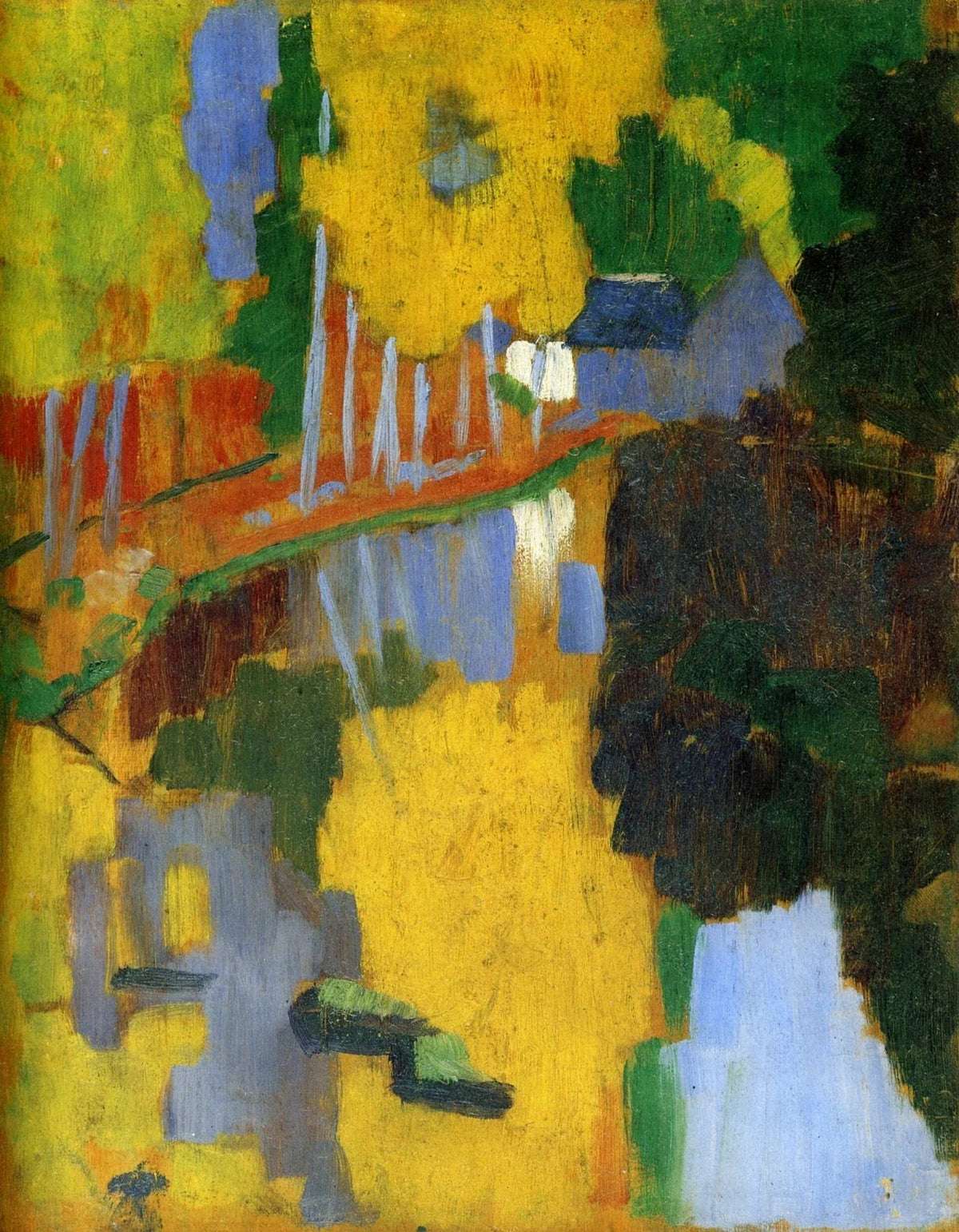 Talisman, l’Aven au Bois d’Amour, peinture de Paul Sérusier