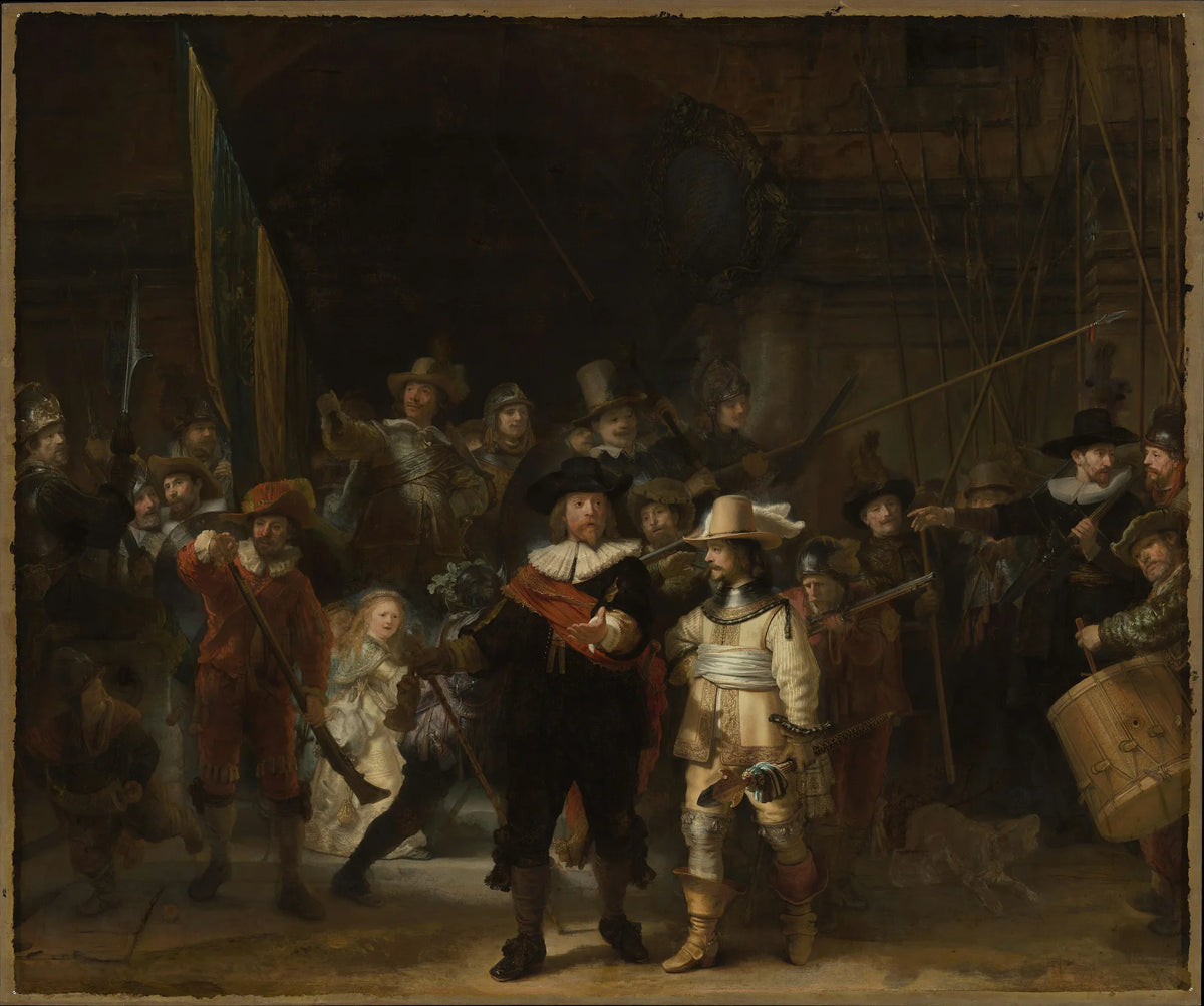 La Ronde de nuit illustrant pourquoi Rembrandt est célèbre