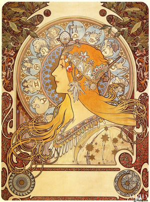 150 Słynnych Obrazów Alphonse Mucha