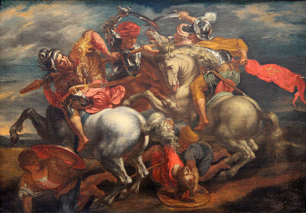 "Bitwa pod Anghiari" (Walcząc o sztandar). - Peter Paul Rubens