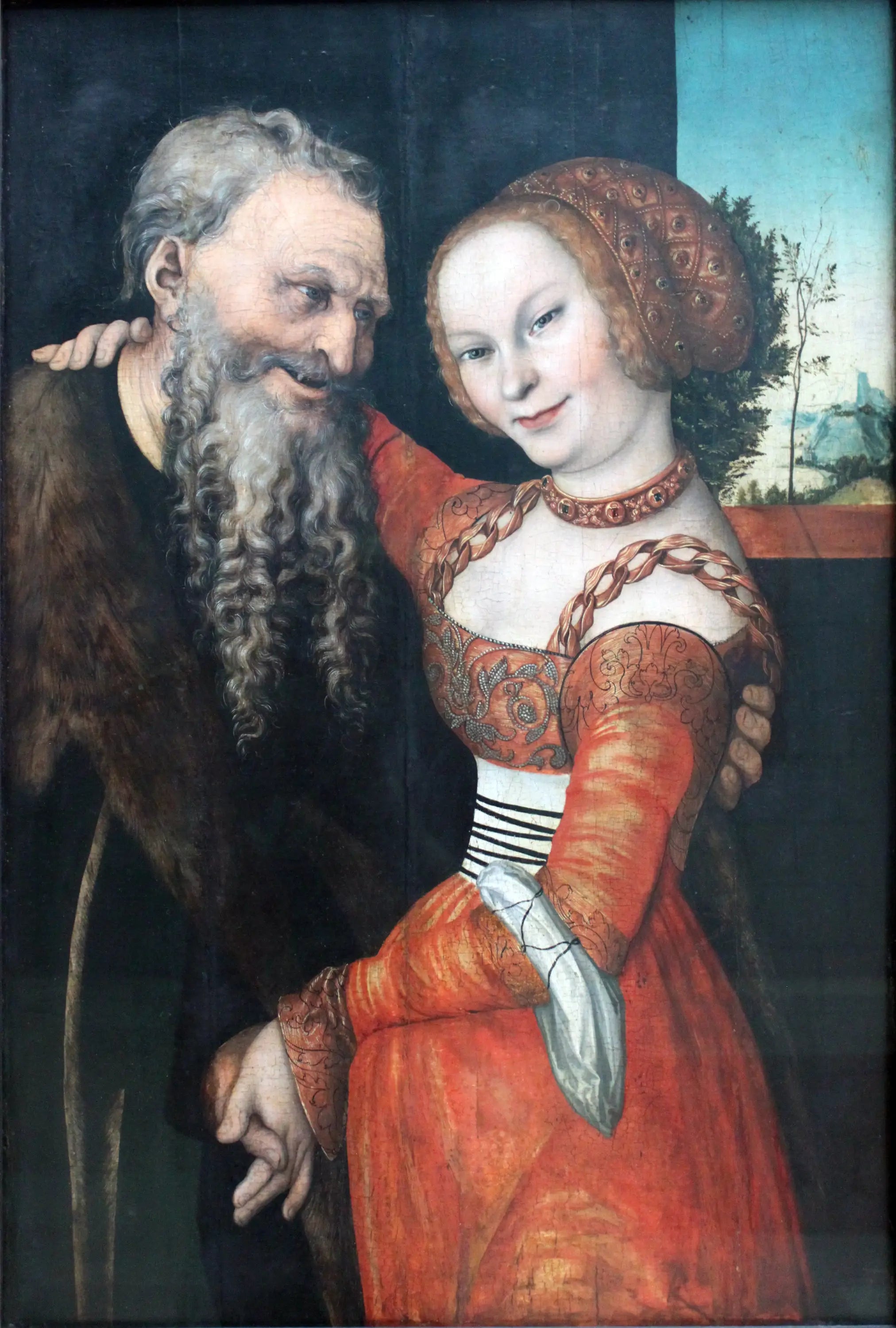 Le couple mal assorti - Lucas Cranach the Elder - Alpha Reproduction