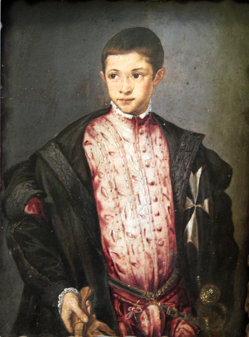 Ranuccio Farnese (1530-1565) w wieku 12 lat - Francesco Salviati