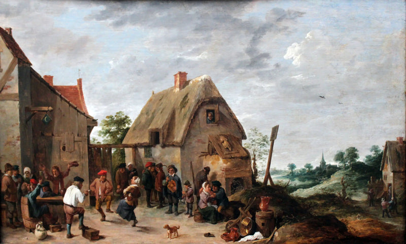 Taniec na jarmarku wiejskim - David Teniers Młodszy