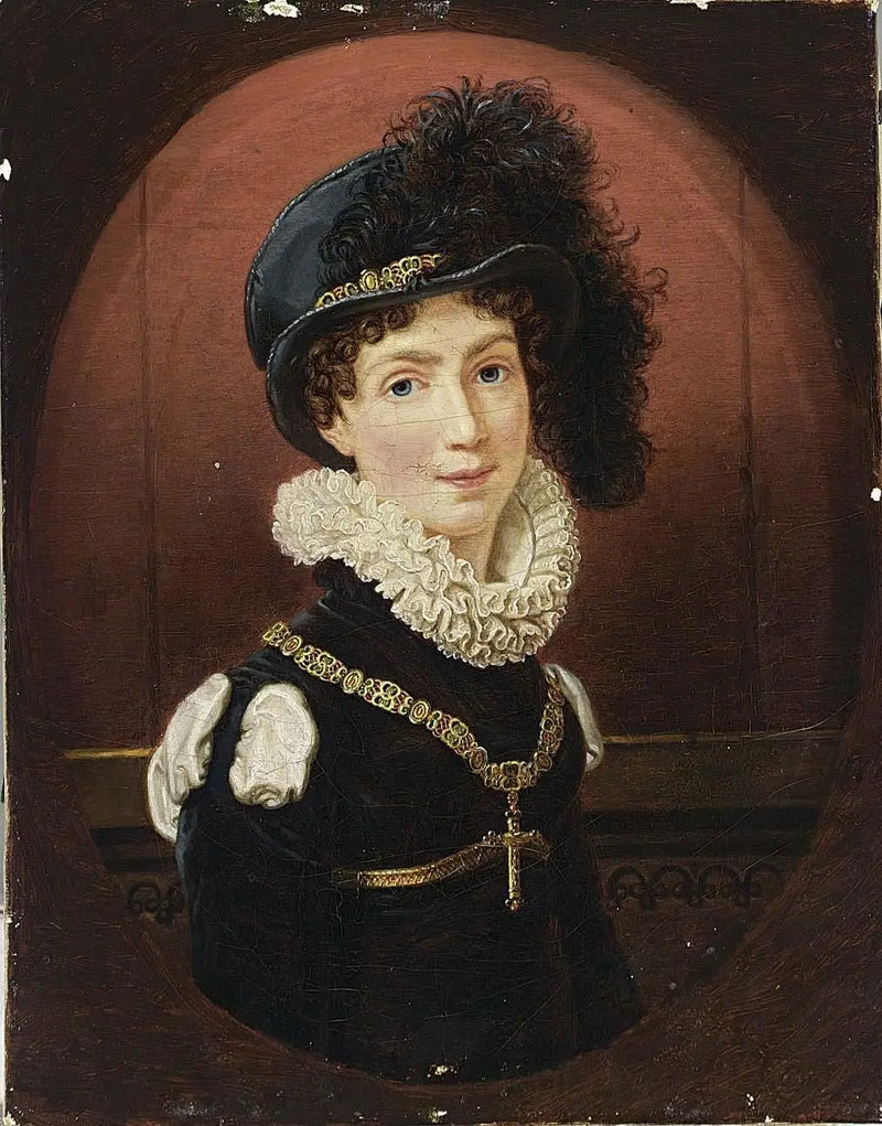 Amélie de Leuchtenberg, przyszła cesarzowa Brazylii (1812-1873) - Joseph Karl Stieler
