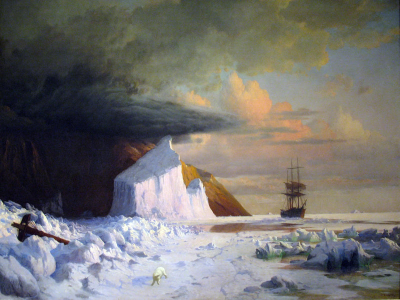 Arkticzne lato: wiercenie lodowca w zatoce Melville - William Bradford