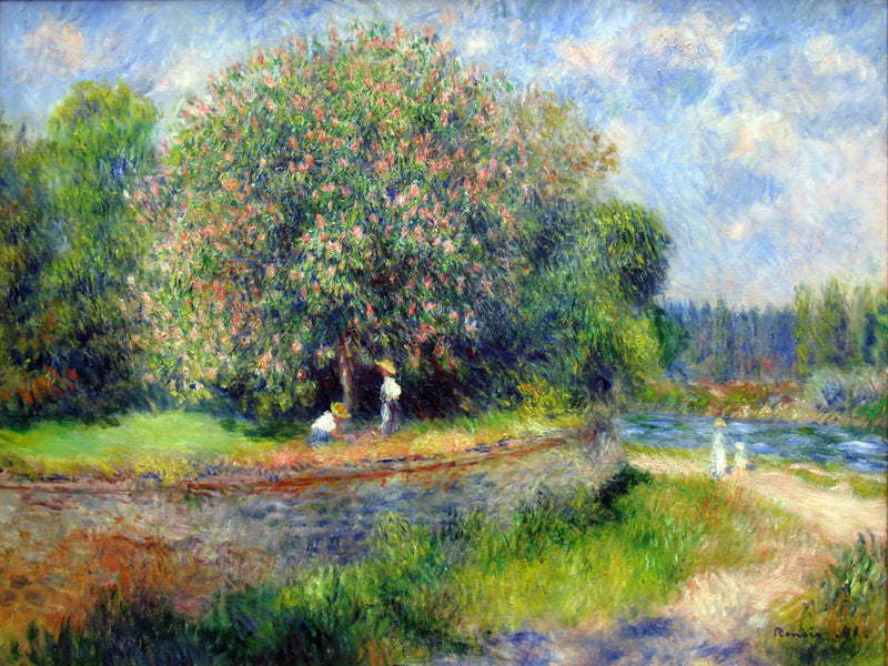 Kwiatowy kasztanowiec - Pierre-Auguste Renoir