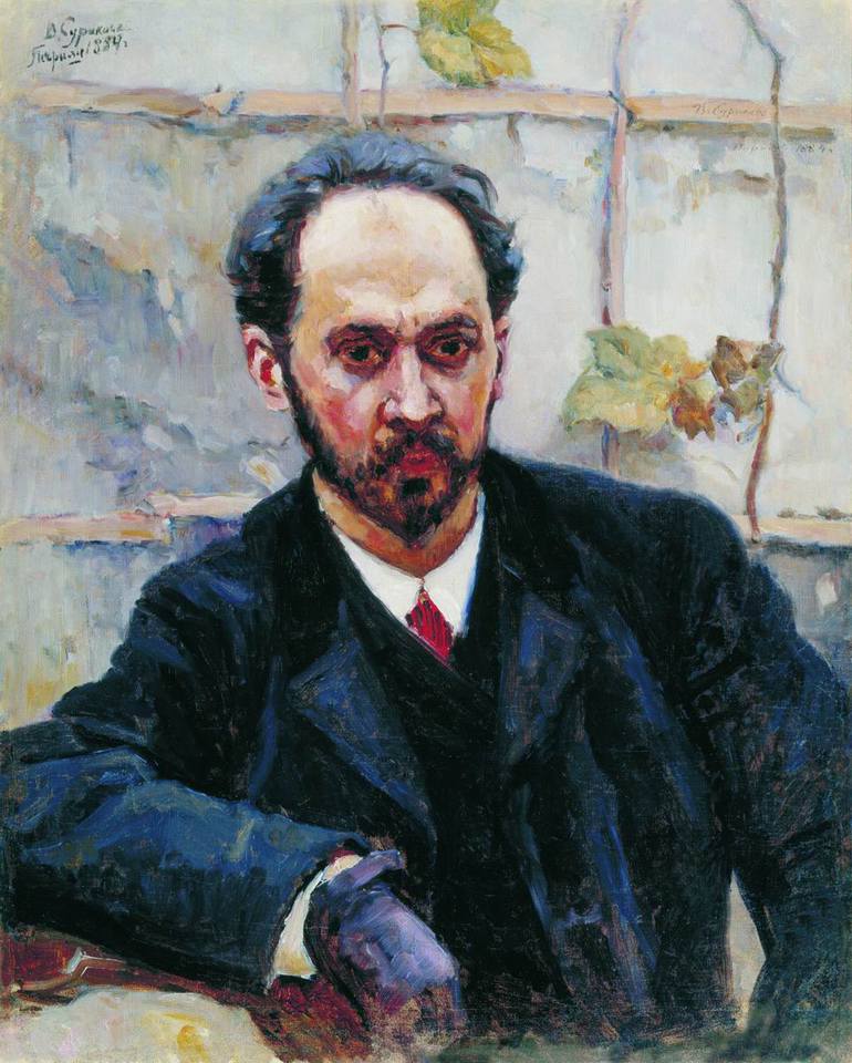 Portrait de Iosif E. Krachkovsky - Vassili Sourikov