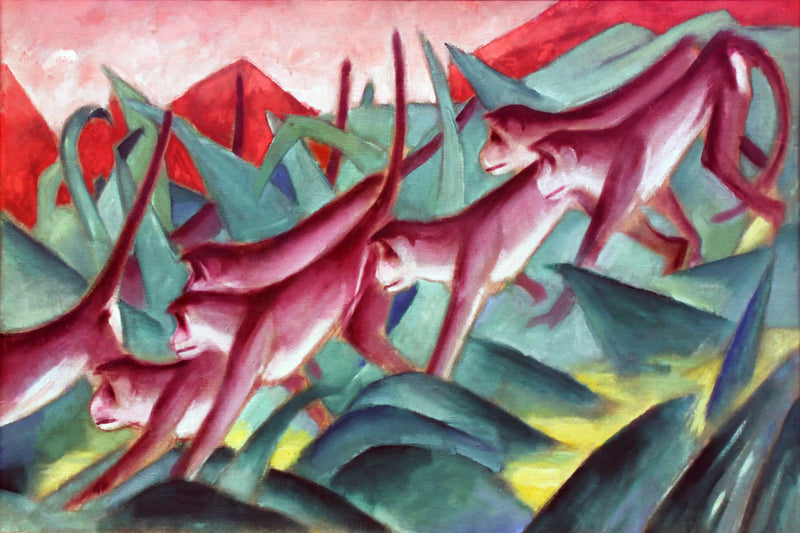 Fryz małp - Franz Marc